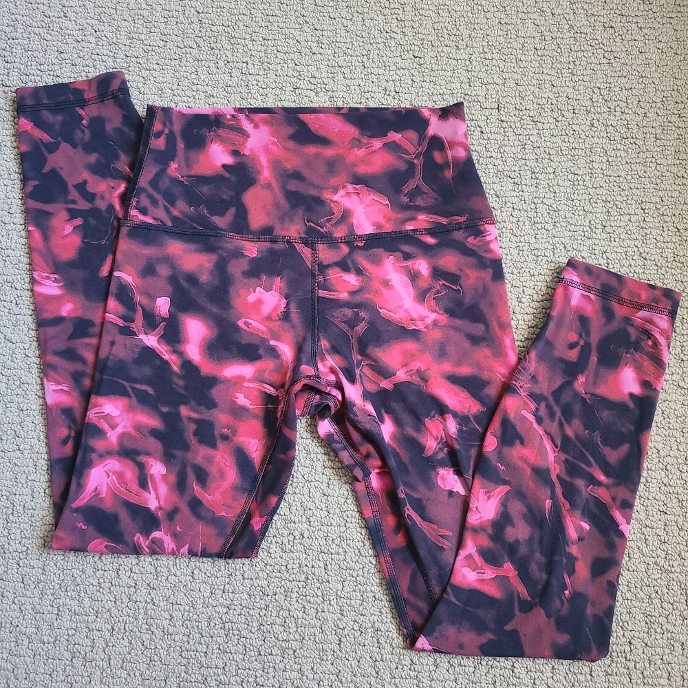 Lululemon Align High-Rise Pink and Black Leggings - Picture 10 of 13